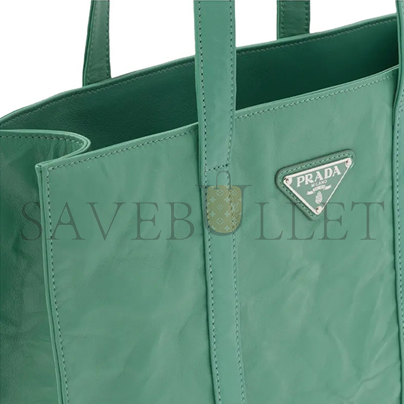 PRADA SMALL NAPPA ANTIQUE BAG 1BG459 (33*30*8cm)